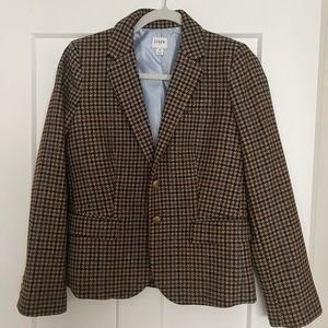 New With Out Tags Wool Blend J Crew Factory Houndstooth Blazer